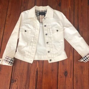 Burberry off-white denim jacket